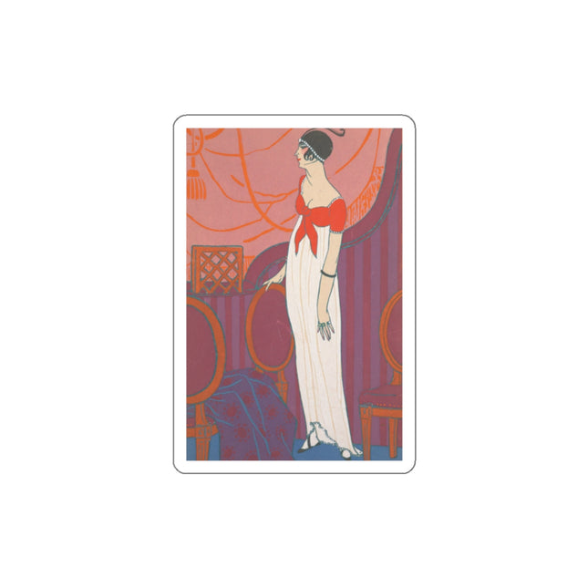 L’Entracte by Georges Lepape Die-Cut Stickers (5 Sizes)