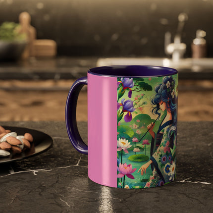 Fairy of the Koi Pond Colorful Mugs (11oz, 15oz)