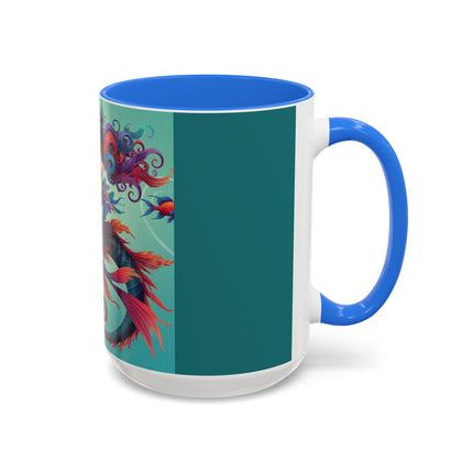 Mermaid & Sea Dragon Mug – Ocean Guardian & Mythic Beauty