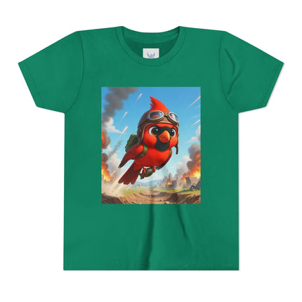 Cardinal Dive Bomber Youth Short Sleeve Tee