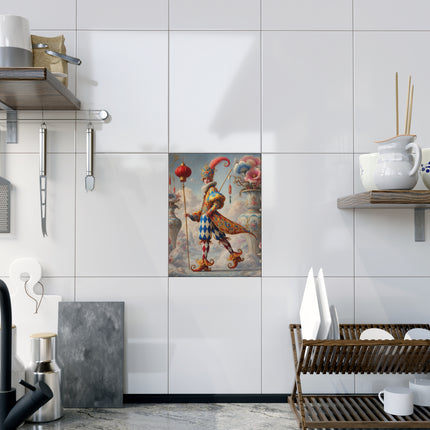 The Ornamental Jester Ceramic Tile