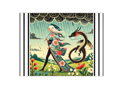 The Dragon Fairy’s Stride Ceramic Tile