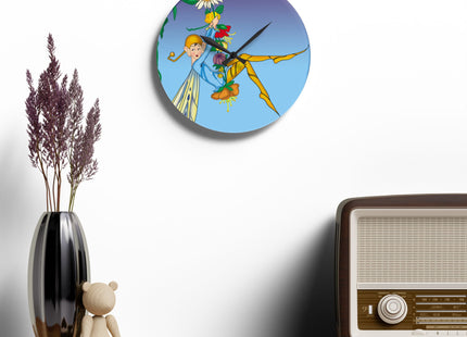 A Fairy's Delight Acrylic Wall Clock