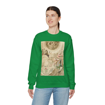 Sur talons rouges (On Red Heels) pl 01 by Gerda Wegener Heavy Blend™ Crewneck Sweatshirt