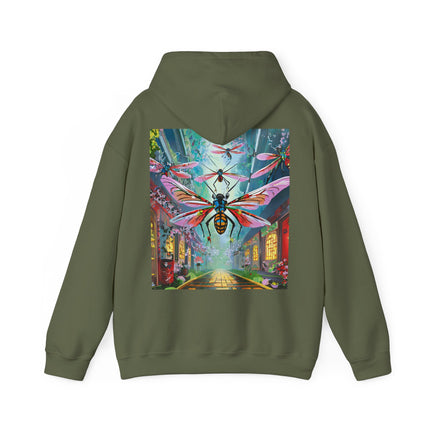 Neon Swarm – Heavy Blend™ Hooded Sweatshirt