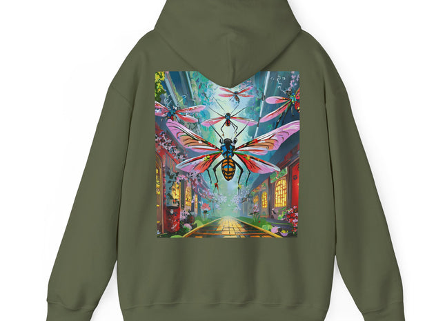 Neon Swarm – Heavy Blend™ Hooded Sweatshirt
