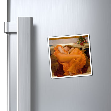 Flaming June by Frederic Leighton Magnets (3 Sizes)