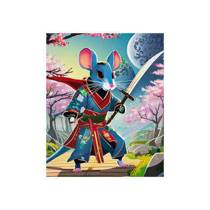 Cyber Samurai Rat Fine Art Posters