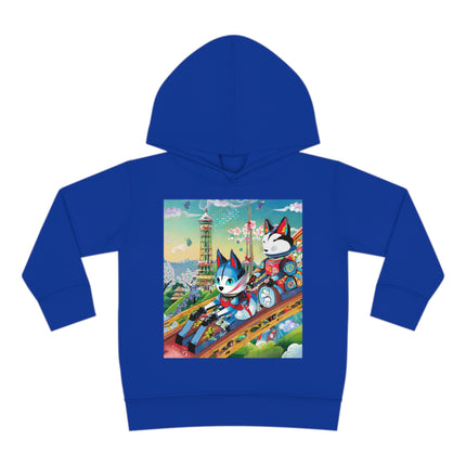 Kitsune Carnival Toddler Pullover Fleece Hoodie