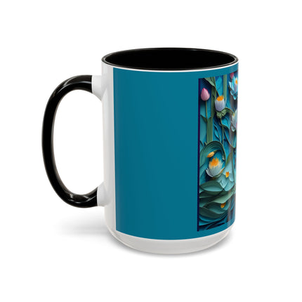 Ethereal Moonlit Lake Colorful Mugs (11oz, 15oz)