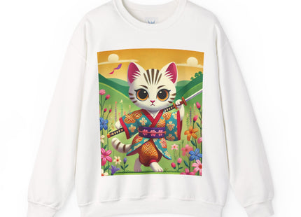 Samurai Kitten Unisex Heavy Blend™ Crewneck Sweatshirt