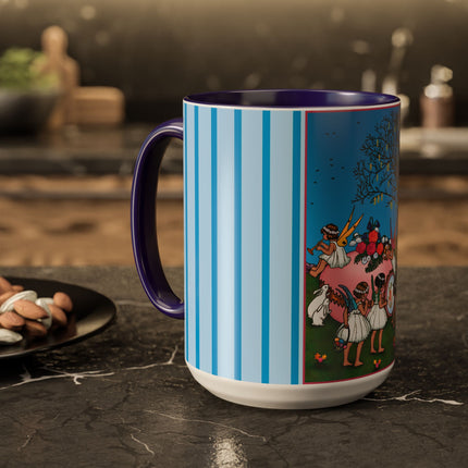 Enchanted Easter Gathering Colorful Mugs (11oz, 15oz)