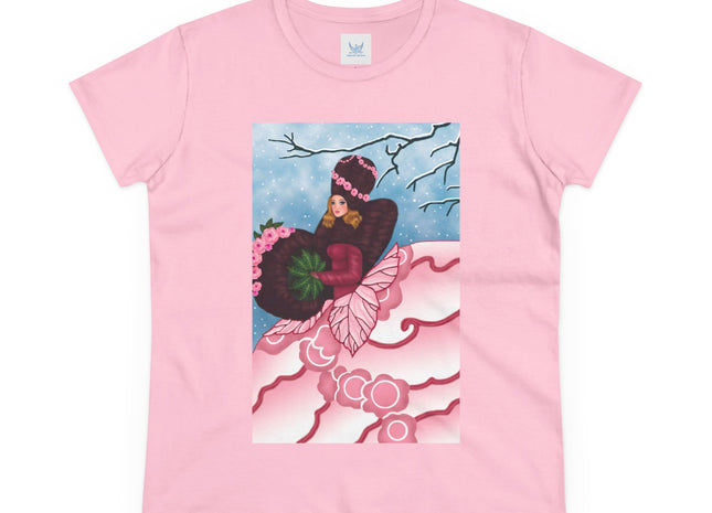 Winter Rose Empress Women's Midweight Cotton Tee