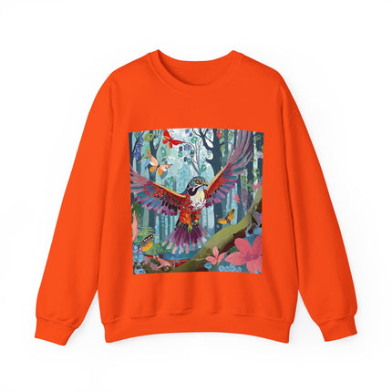 Colorful Raptor Unisex Heavy Blend™ Crewneck Sweatshirt