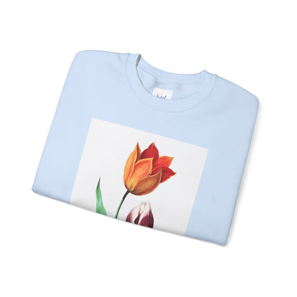Tulip by Anselmus Boëtius de Boodt Heavy Blend™ Crewneck Sweatshirt