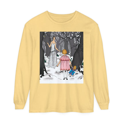 Fairy Tale Elegance Unisex Garment-dyed Long Sleeve T-Shirt