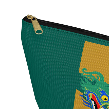Dragon Fan Cosmetic Bag – Bold Chinese Fantasy & Elegant Strength