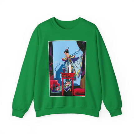 A Visual Journey by Umberto Brunelleschi Women's Heavy Blend™ Crewneck Sweatshirt