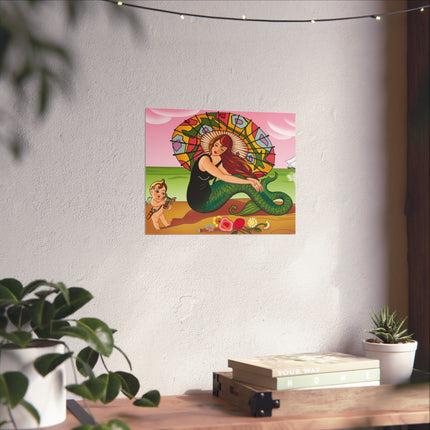 Siren Serenade Premium Matte horizontal posters