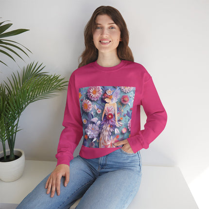 Aster Fairy Unisex Heavy Blend™ Crewneck Sweatshirt