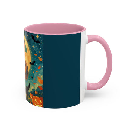 🦇🎃 The Witch Of Batwing Pumpkin Hollow Colorful Mug – Moonlit Halloween Charm
