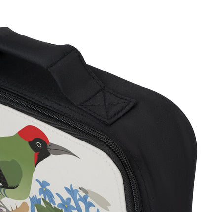 Woodpecker & Rose Lunch Bag – Vibrant Spring & Bold Beauty