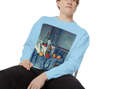 The Peppermint Bottle by Paul Cézanne Unisex Garment-Dyed Sweatshirt
