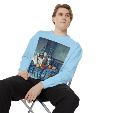 The Peppermint Bottle by Paul Cézanne Unisex Garment-Dyed Sweatshirt