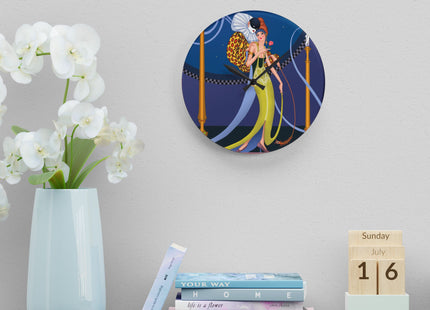 Smoke and Secrets Acrylic Wall Clock