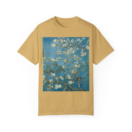 Almond Blossom by Vincent van Gogh Unisex Garment-Dyed T-shirt