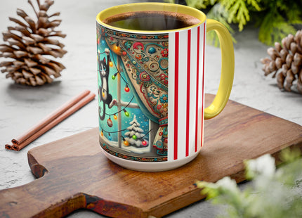 Mischief in Tinselland Colorful Mugs (11oz, 15oz)