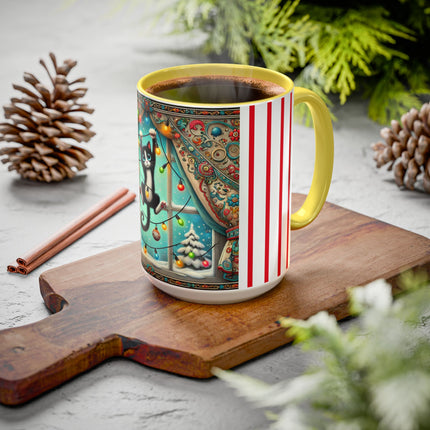 Mischief in Tinselland Colorful Mugs (11oz, 15oz)