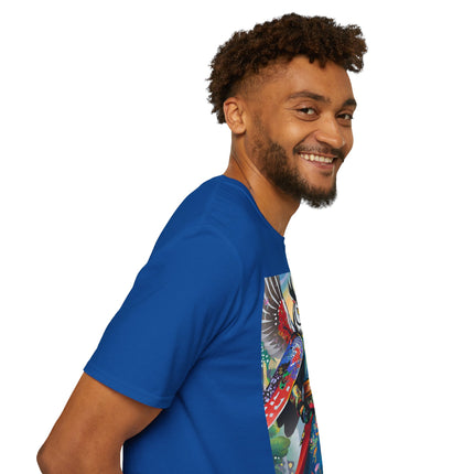 Cyberpunk Samurai Owl Softstyle T-Shirt
