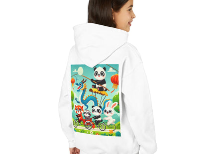 Rolling Along Together Youth Heavy Blend Hooded Sweatshirt