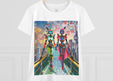 Cyber Punk Robot Models Cotton Tee