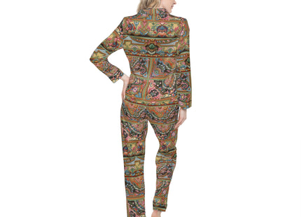 L'Ornement Polychrome by Albert Racine Women's Satin Pajamas (AOP)