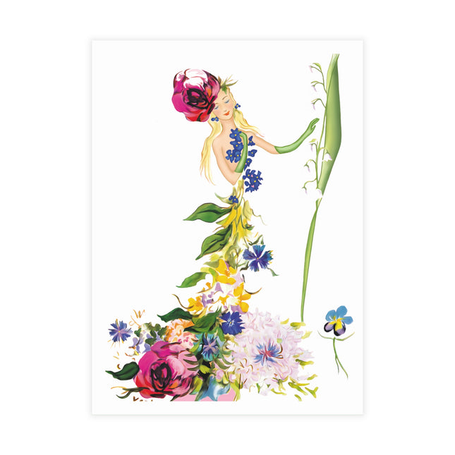 Blooming Splendor: A Floral Transformation Postcards (envelopes included) - Bundles of 10, 30, 50 Pieces