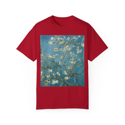 Almond Blossom by Vincent van Gogh Unisex Garment-Dyed T-shirt