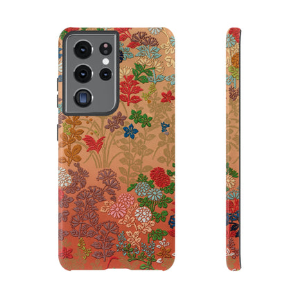 Ornamental Japanese Flower Pattern Phone Cases