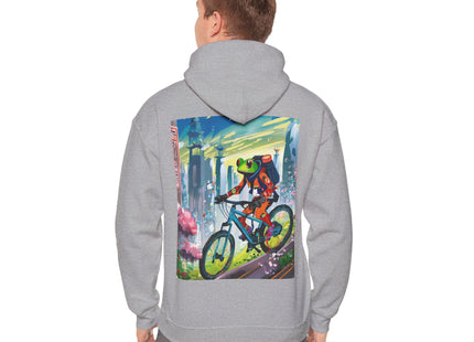 Cyberpunk Frog – Heavy Blend™ Hooded Sweatshirt