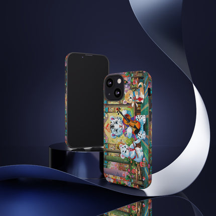 Melodies of the Snow Lion Cub Phone Cases