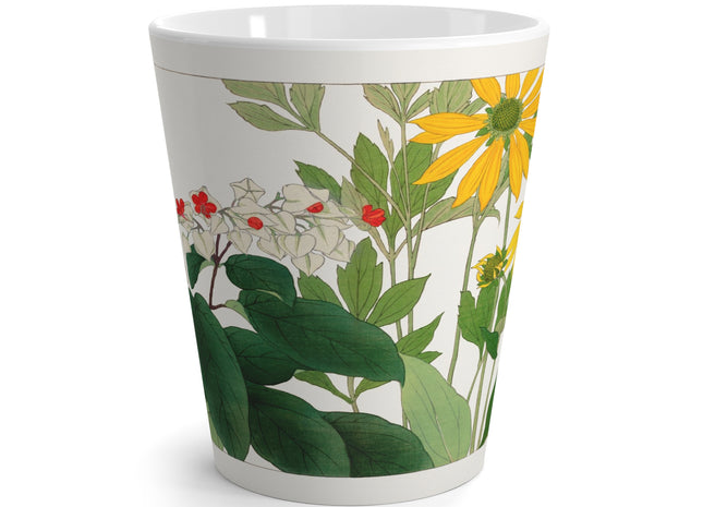Clerodendrum & Rudbeckia by Tanigami Kônan Latte Mug