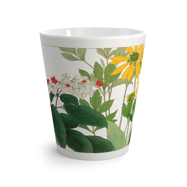 Clerodendrum & Rudbeckia by Tanigami Kônan Latte Mug