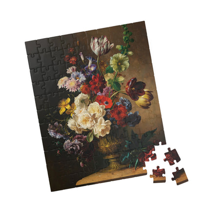 Floral Still Life Jigsaw Puzzle — Hendrik Reekers Bouquet (110–1014 pcs)