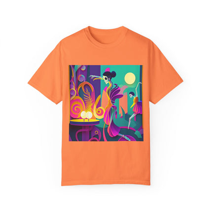 Dance of the Skeleton Ballerinas Unisex Garment-Dyed T-shirt