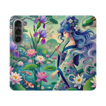 Fairy of the Koi Pond Flip Case – Mystical Harmony & Pond Enchantment