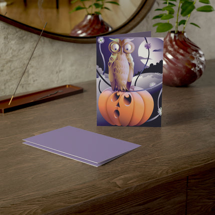 The Startled Pumpkin Greeting Cards (1, 10, 30, and 50pcs)