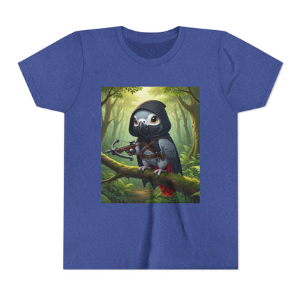 The African Grey Sentinel Youth Short Sleeve Tee