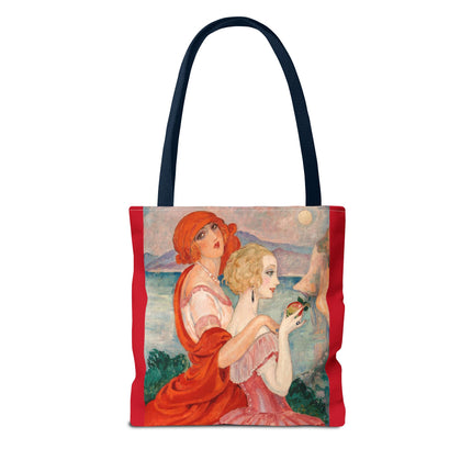 Sur la Route d'Anacapri by Gerda Wegener Tote Bag (AOP)