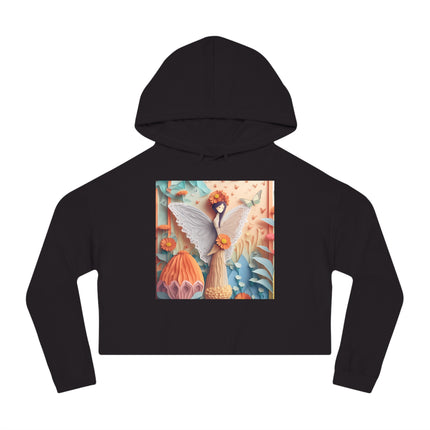 Zinnia Fairy Cropped Hooded Sweatshirt